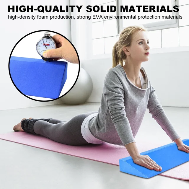 Large EVA Yoga Wedge Block Squat Slant Board Lightweight Supportive Foot &  Deadlift Strength Exercise Pilates Inclined Board - AliExpress