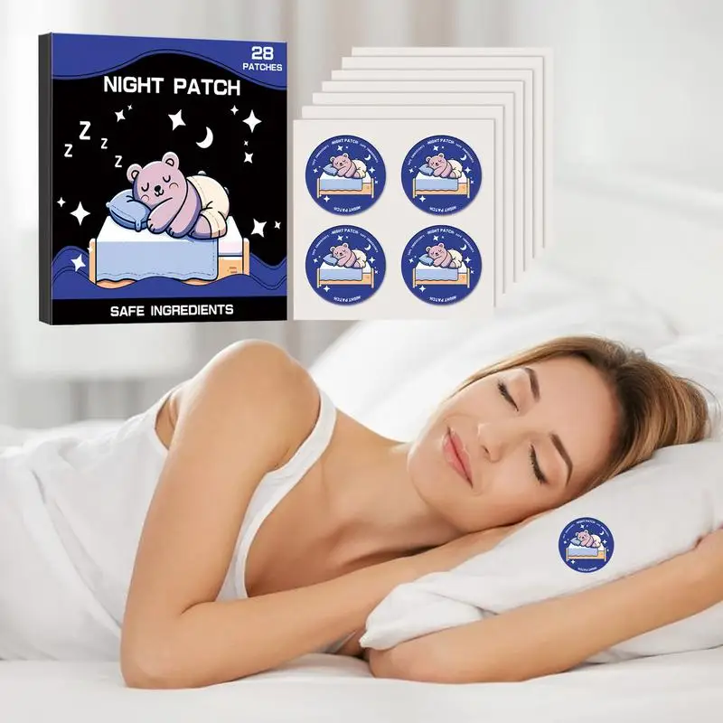 

28PCS Sleep Aid Patch Extra Strength Skin-Friendly Patches Fall asleep quickly Good night patch improves sleep quality