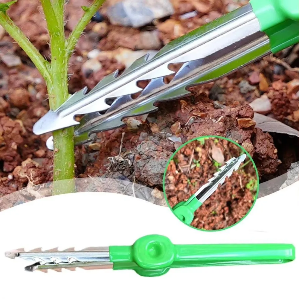 Outdoor Garden Weeding Clip Gardening Tweezers Succulent Plant Weeding Lightweight Potted Transplant Seedlings Tweezers 5