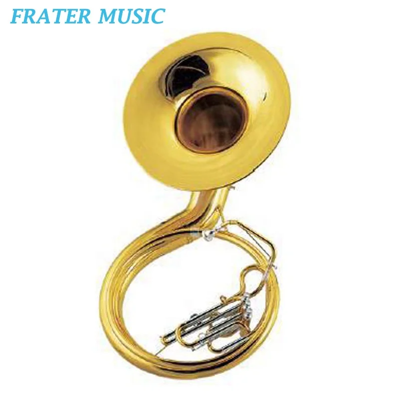 High Grade Gold Lacquer Yellow Brass Body C Key Sousaphone (JSH-120)