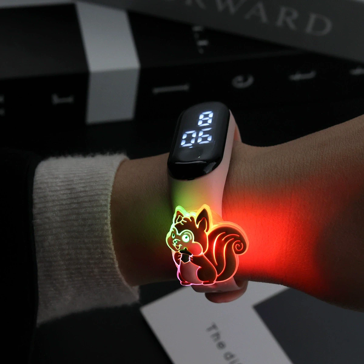 New Light Animal Children Watches For Girls Electronic Bracelet Sports Touch LED panda Doll Kids Watch Women Waterproof Clock 5