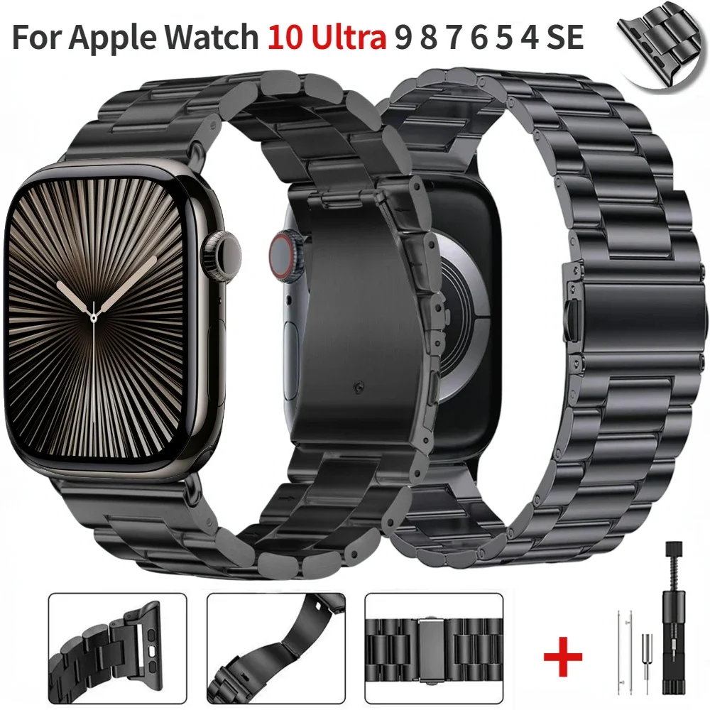 Premium Stainless Steel Metal Watch Band