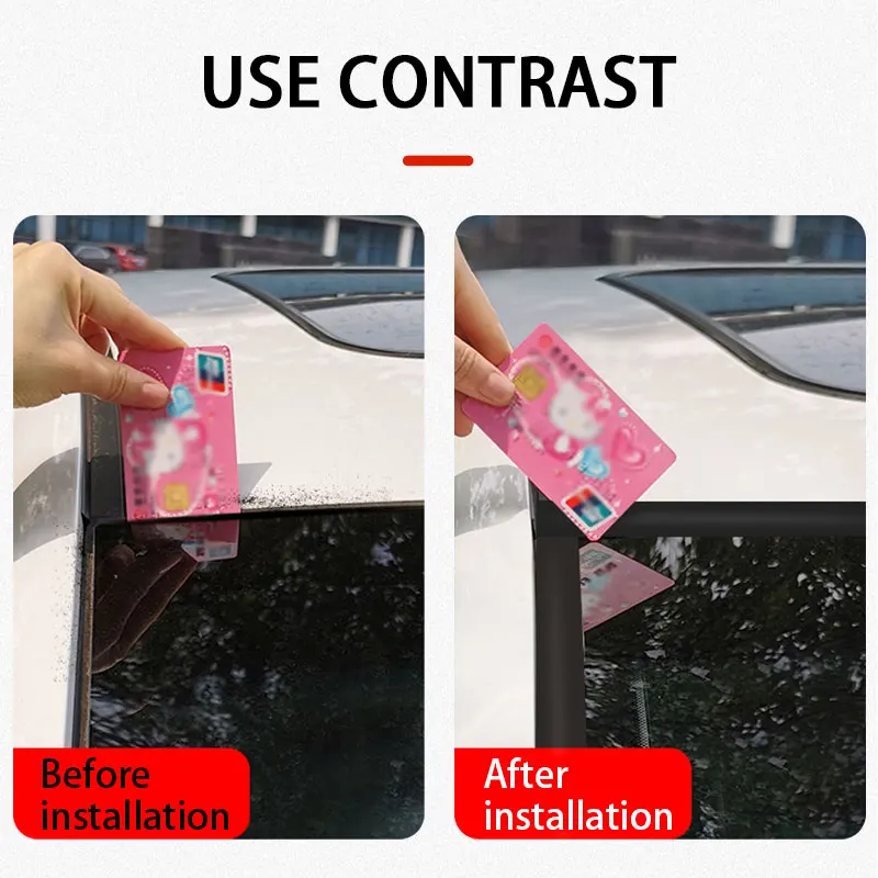 Car Seal Strips SEAMETAL 2/4/8m Windshield Sunroof Rubber Seal Strip 27mm Car Roof Window Edge Seal Protector Waterproof Dustproof Weather Strip