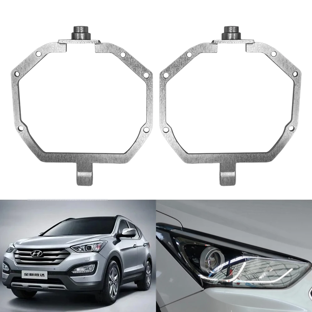 

Taochis Car-Styling Adapter Frame Headlight Bracket for Hyundai Santa Fe 2017 (IX45) AFS xenon HID xenon Hella 3R G5 projector