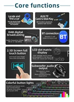 BQCC 1 DIN Car Radio AUX/TF Card/U Disk Play/BT/Colorful button lights/Car MP3 Player - Image 6