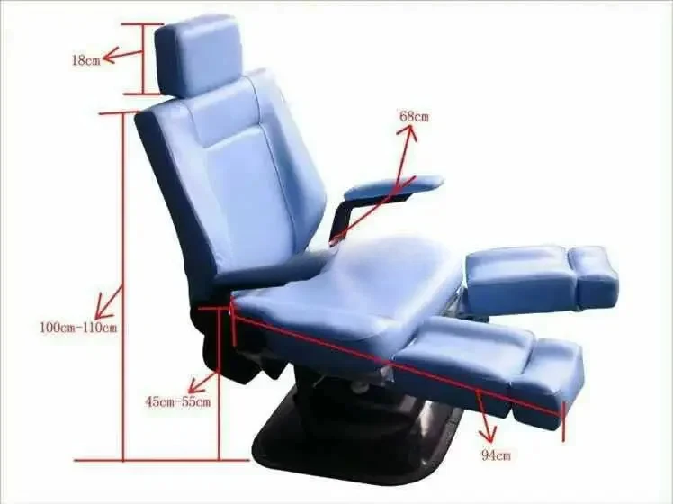 Description Picture 5 of itemNail Spa Beauty Pedicure Chair Massage Manicure Speciality Pedicure Chair Adjust Sleep Taburete Pedicura Salon Furniture BL50PC