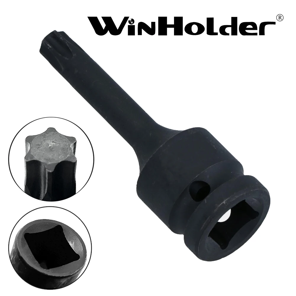 1pc T50 IMPACT TORX Bit Socket 1/2"Dr TRX50 78mm Long Reach Impact Star Torx Kit