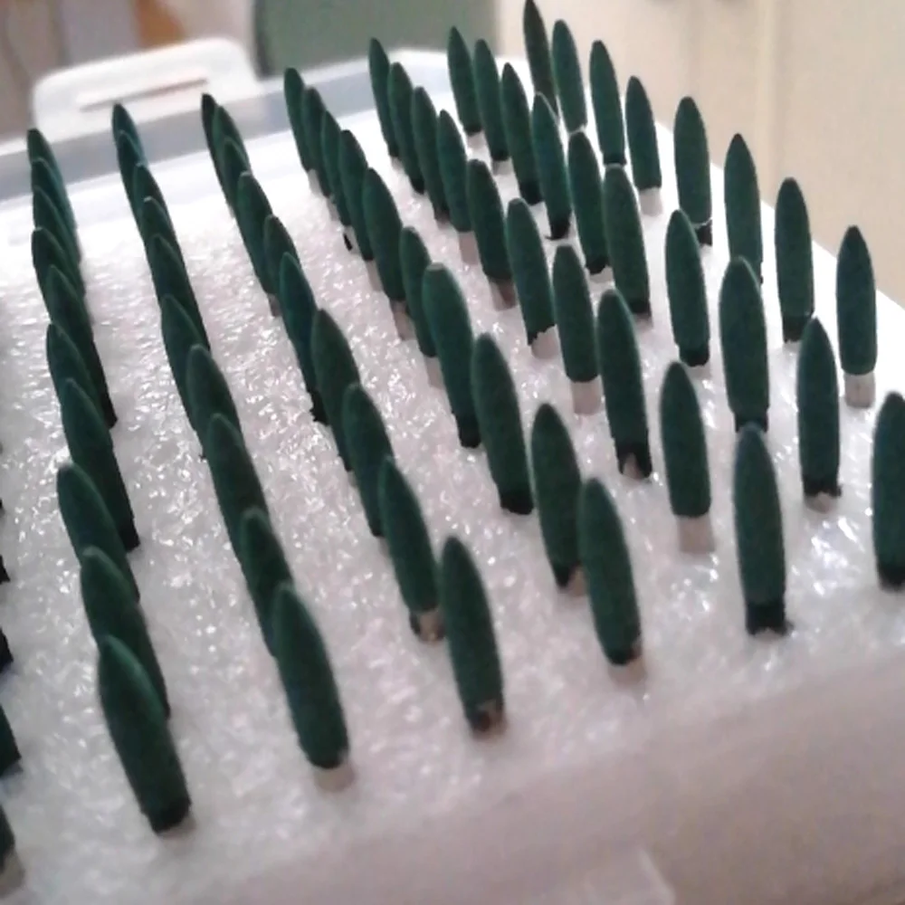 50/100 Stück Gummi-Schleifköpfe Polierscheiben Rostentfernung Aluminium-Metall-Polierwerkzeug Glanzpolierset Schleifzubehör – Detail 21