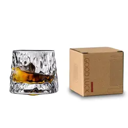 Rotating Crystal Whiskey Glasses for Cocktails and Spirits (3)