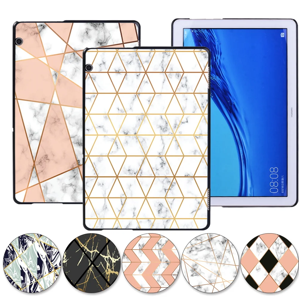 

Shape Pattern Back Case for Huawei MediaPad M5 10.8/M5 Lite 10.1 MediaPad M5 Lite 8/T5 10/T3 9.6/T3 8.0 Hard Shell Cover