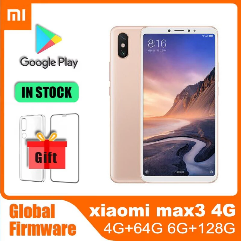 グローバル rom 携帯電話スマートフォン Xiaomi Max 3 6G 128G