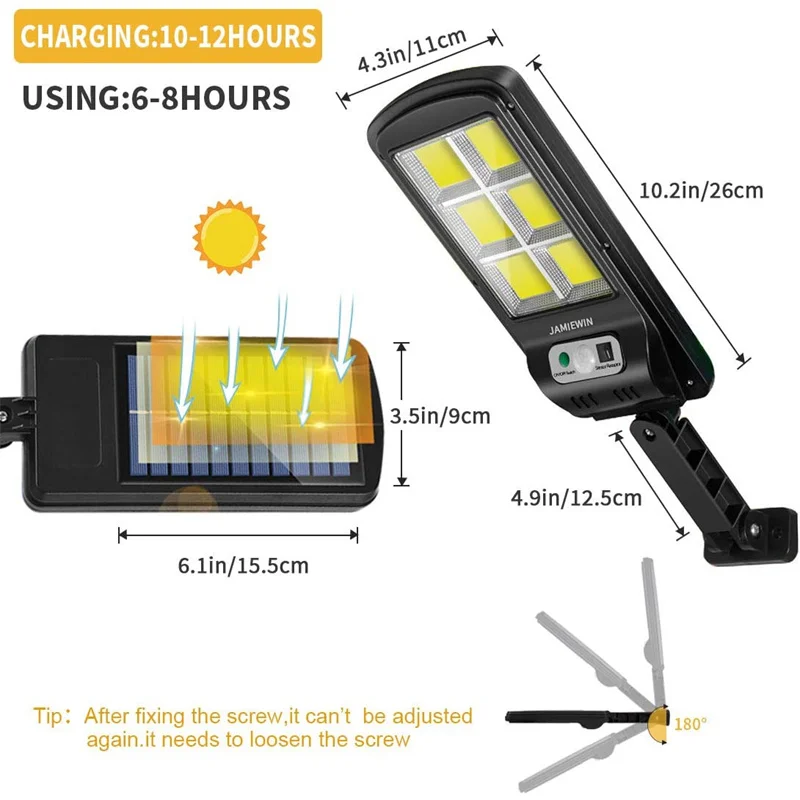 Outdoor Waterproof Motion Sensor Solar Wall Lights