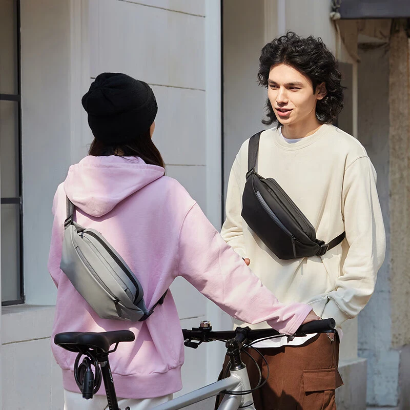 Xiaomi Mijia Multi-functional Sports Chest Bag Leisure Chest Bag Crossbody Outdoor Travel Versatile Compact Unisex Crossbody Bag