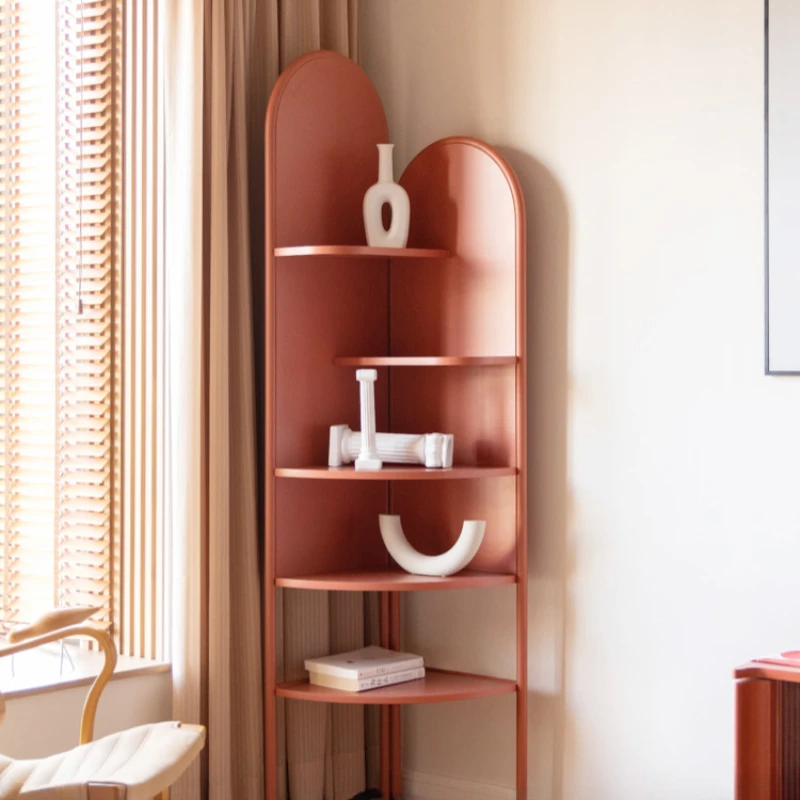 

Matsutake Corner Cabinet Light Luxury Bedroom Living Room Wall Corner Storage Cabinet Storage Shelf Bookshelf