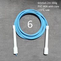 Long CC handle 15cm robust anti break easy hold beginner soft pvc jump rope skip freestyle elevate excersise fitness 1
