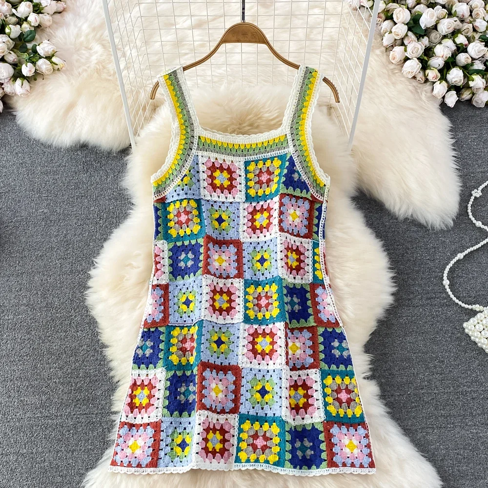 Vestidos Playeros Tejidos A Crochet Vestido Playero Crochet Fácil