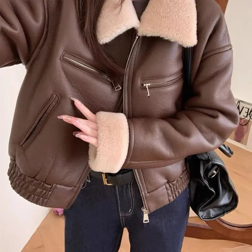 winter-thicken-warm-pu-leather-jackets-for-women-fur-turn-down-collar-pocket-zipper-street-slim-motorcycle-coat-ladies-outerwear