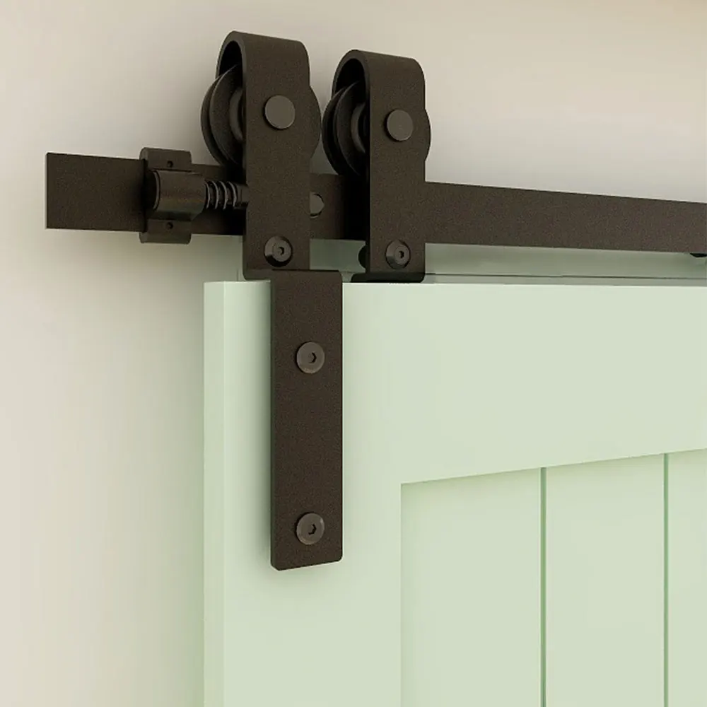 Sliding Door Hardware Kit One Track Upgraded Single Track Bypass Door