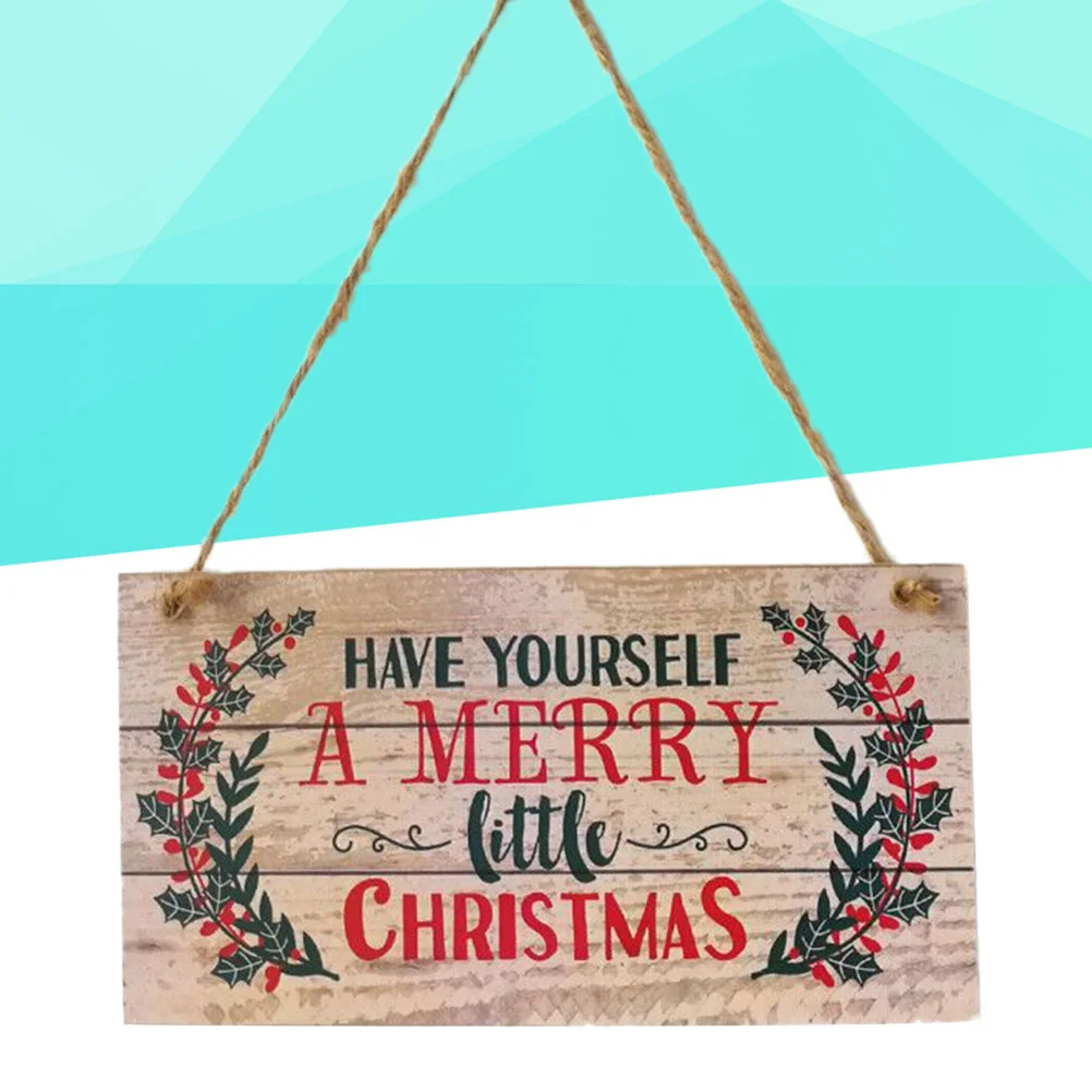 

Christmas Door Decor Hanging Ornament Decorative Home Accessories Decoration Board