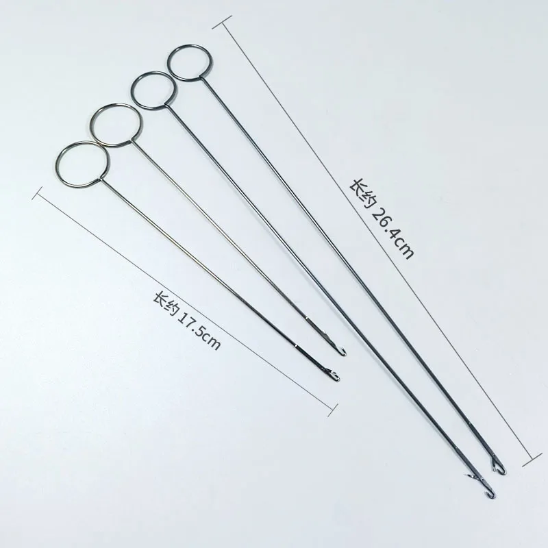 Stainless Steel Sewing Loop Turner Hook For Turning Fabric Tube