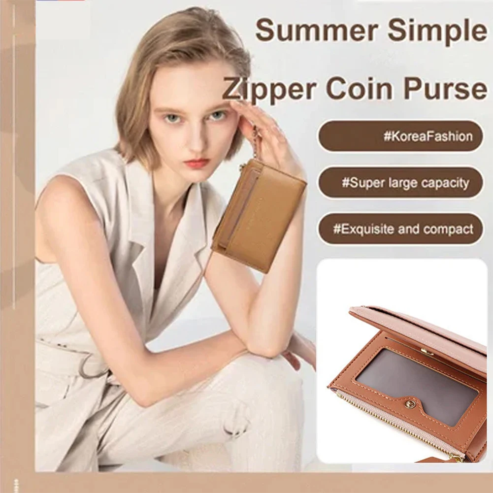 Stylish Womne's Wallet Multipurpose Portable With Card Slots With Lanyard Coin Purse For Women School Shopping Outdoor Travel 3