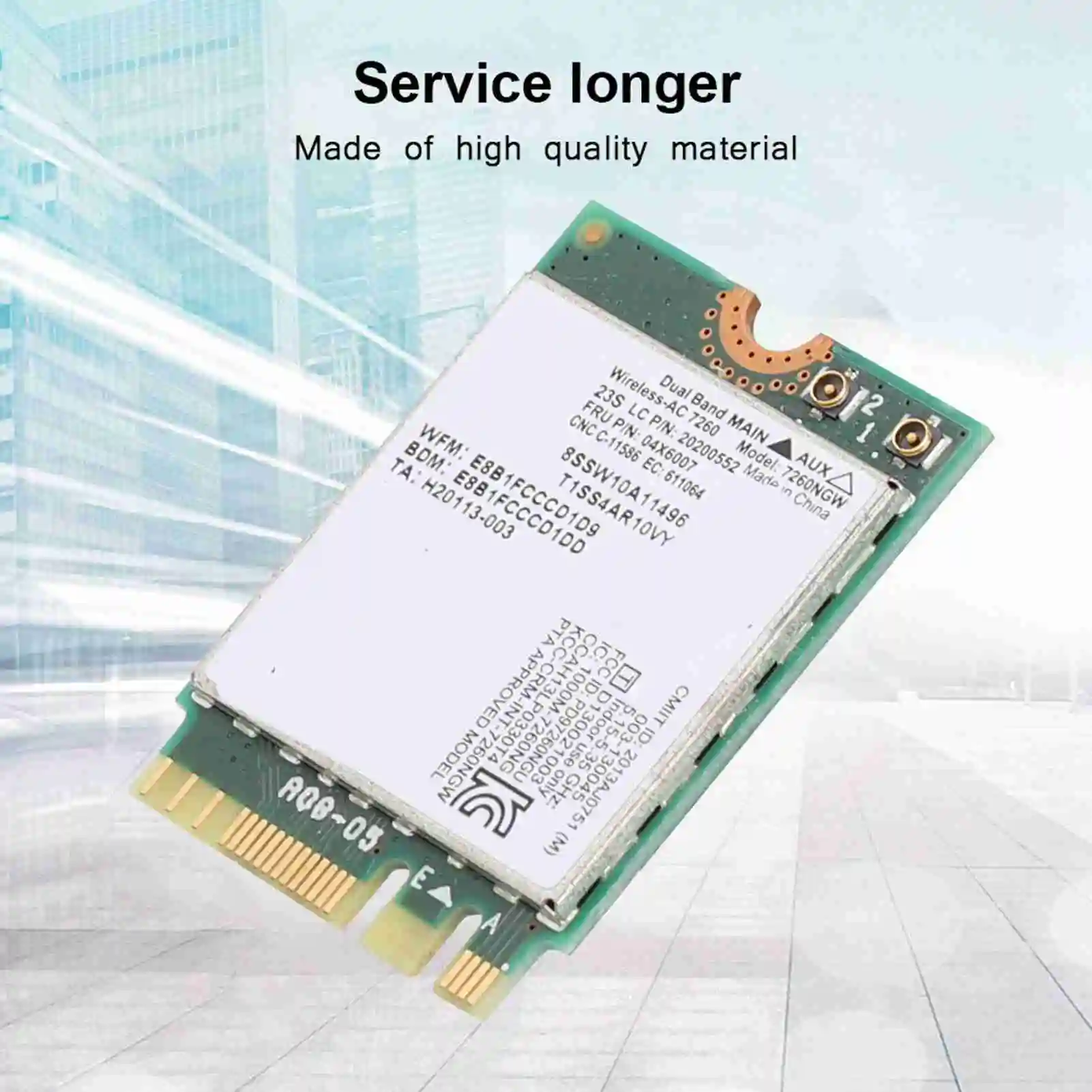 Network card for intel Dual Frequency Wireless Network Card for Intel 7260 AC 867Mbps Special for Lenovo /ThinkPad Network card - 2