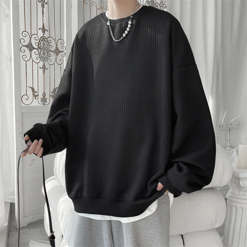 Hoodies mens designer clothes Sweatshirt Mens Pullover Streetwear Casual Fashion Clothes Mens Oversized Korean Harajuku T Shirt 6