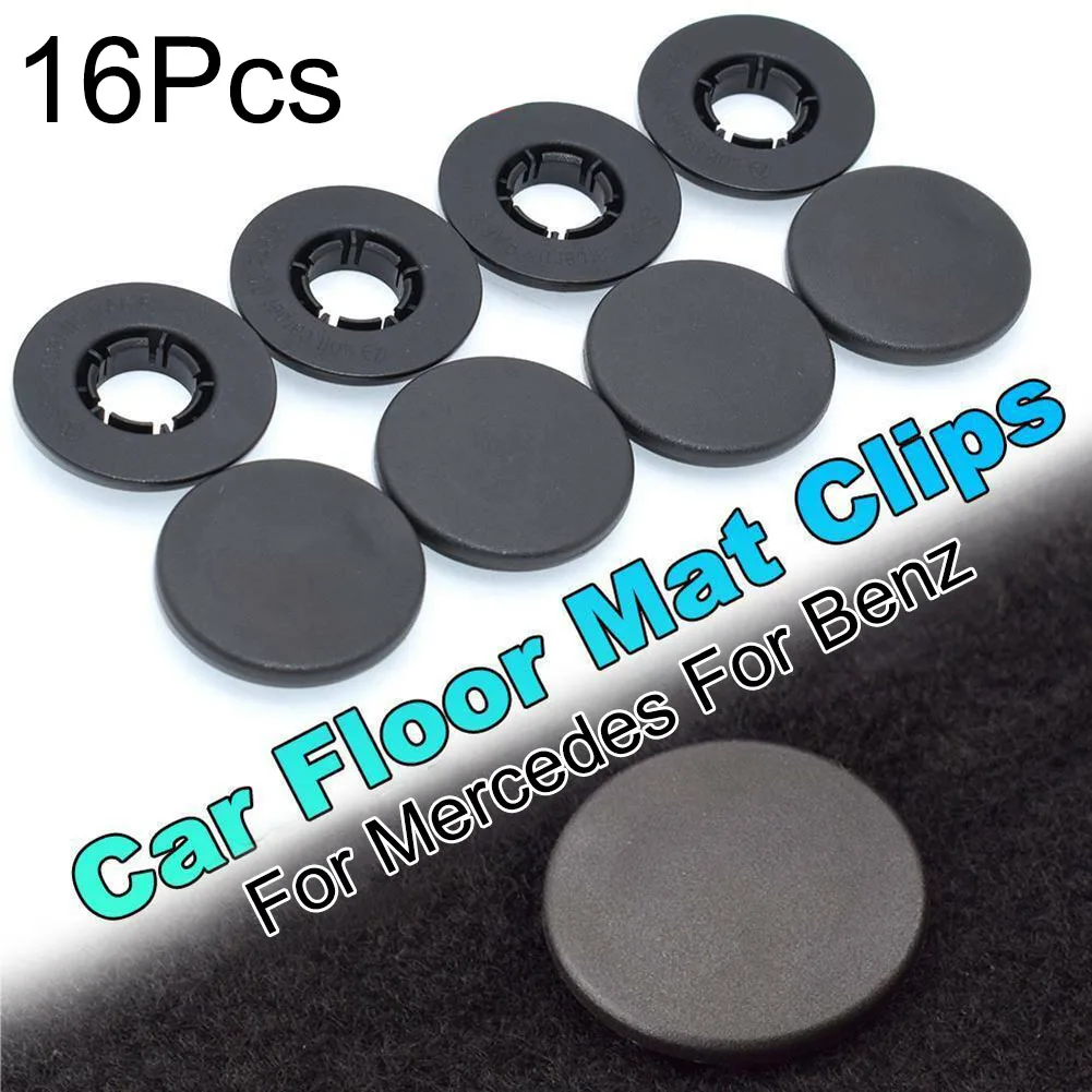 

16Pcs Car Floor Mat Clips Retention Button Carpet Clamps Car Floor Mat Caret Fixing Clamps Clips For Mercedes For Benz BQ6680520
