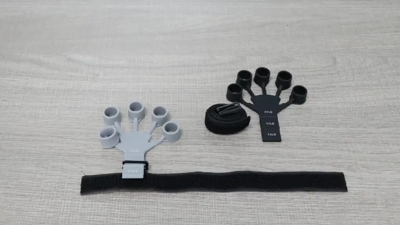 Finger Extensor Exerciser Handtrainer Fingertrainer 2 Stück Verstellbarer Silikon Handtrainer