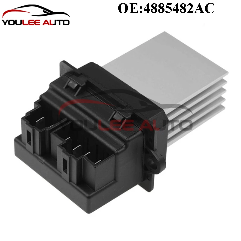 

New 4885482AC 4885482AA 4885482AB HVAC Blower Motor Resistor For Chrysler Town Country Voyager Dodge Durango Jeep Auto Parts