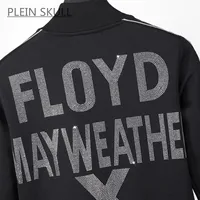 Ensemble deux pièces en pur coton pour homme, marque de mode de luxe léger Plein Skull, style punk, printemps et automne, ensemble de fête hip-hop, sports de plein air 6