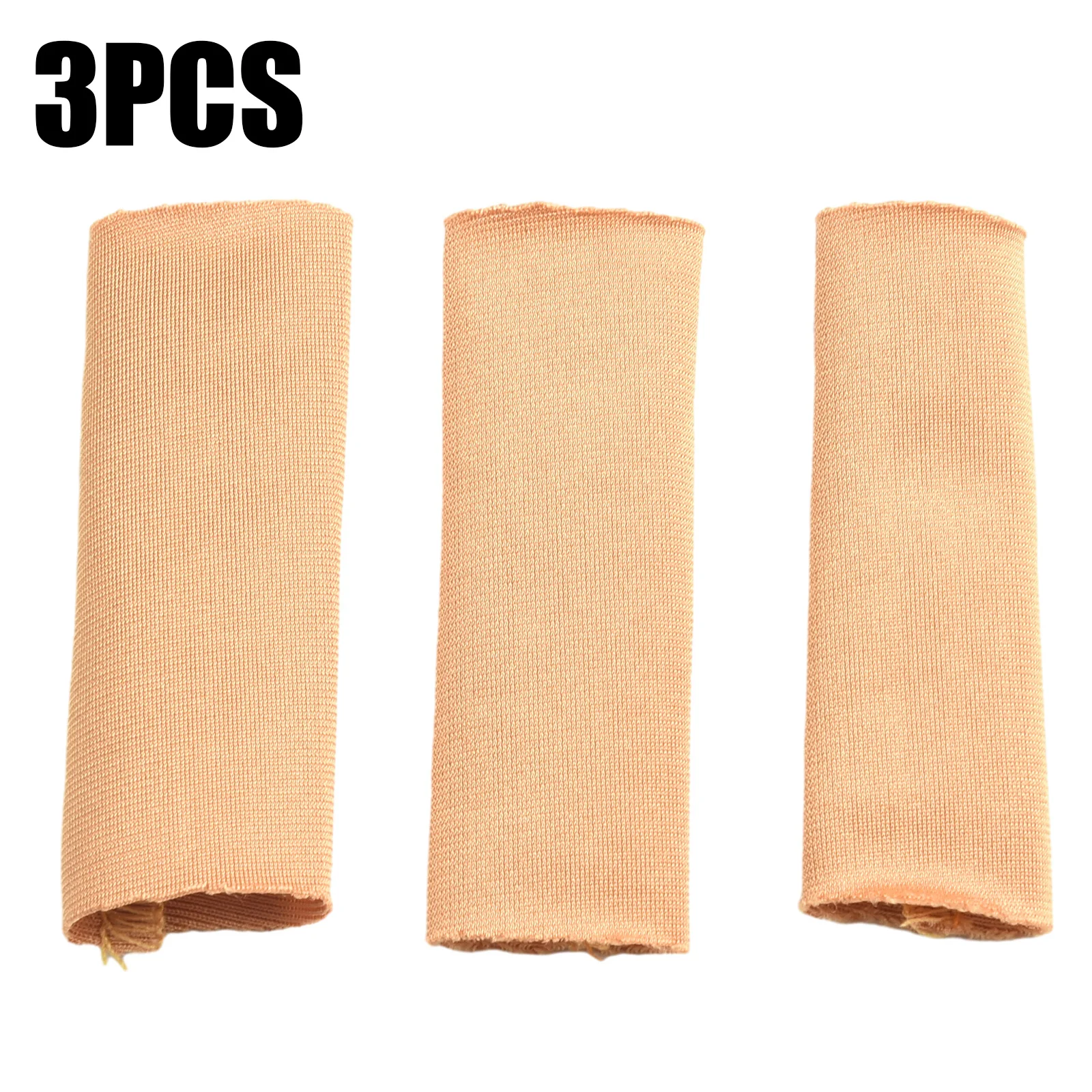 3pcs 6.5*2.5cm Poly Nylon Fly Fishing Stripping Guards Hand Gear Anti Scratch Finger Protector Sleeve For Fishing
