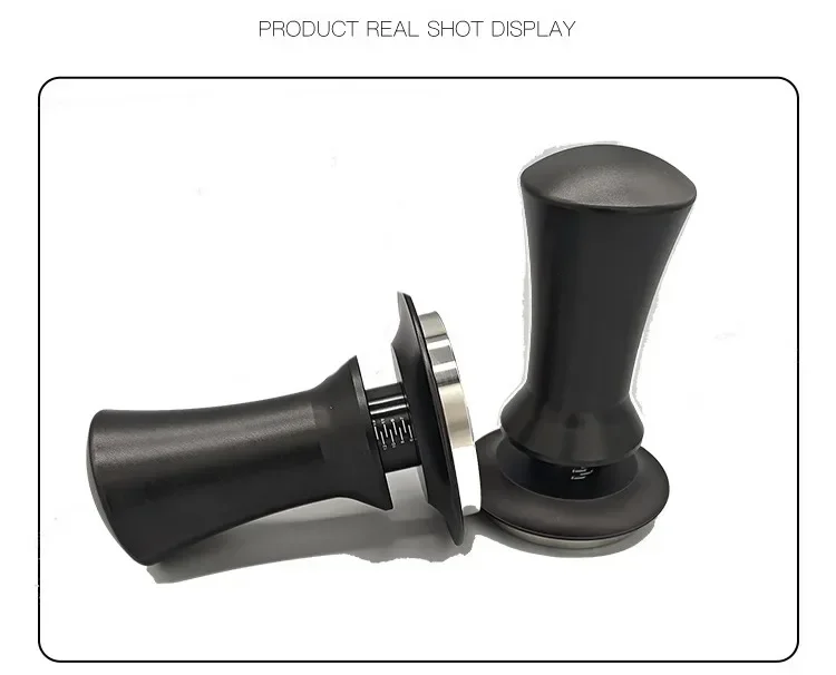 Description Picture 6 of itemCoffee Tampers 15lb Spring Loaded Coffee Tamper Ripple Base Aluminum Self Leveling Espresso Tamper Coffeeware 51mm 53mm 58mm