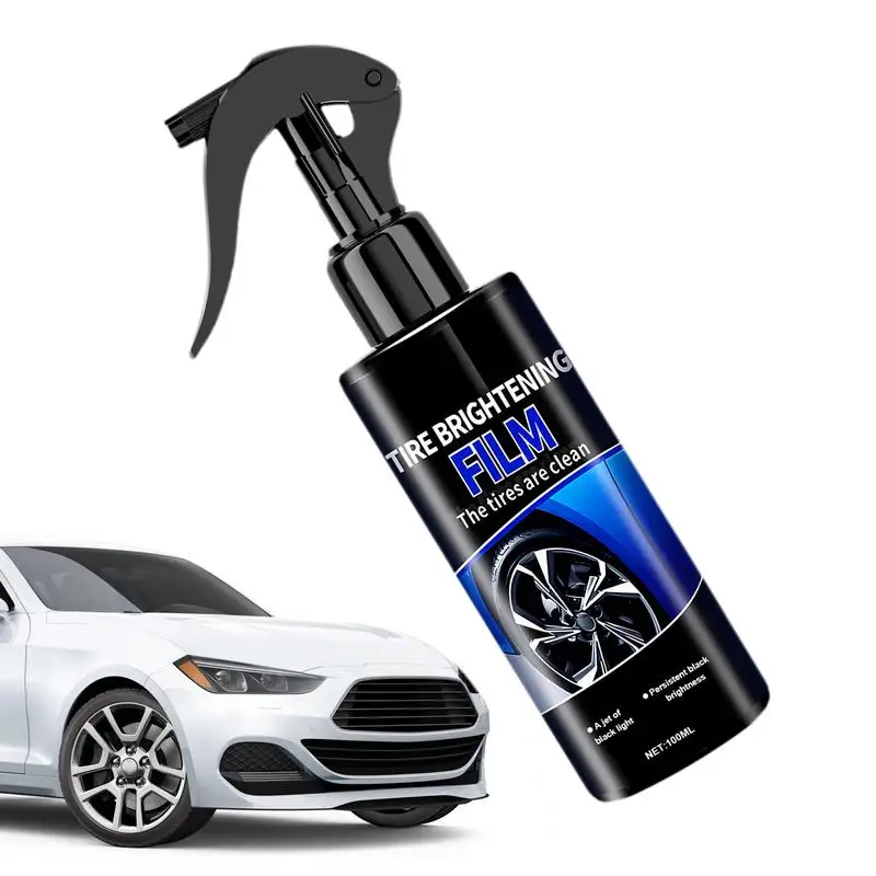 Tire Shine Coatings Long Lasting Tyre High Gloss Easy Application Non Greasy Car Auto Tire Refurbishing Agent Cleaner Coating