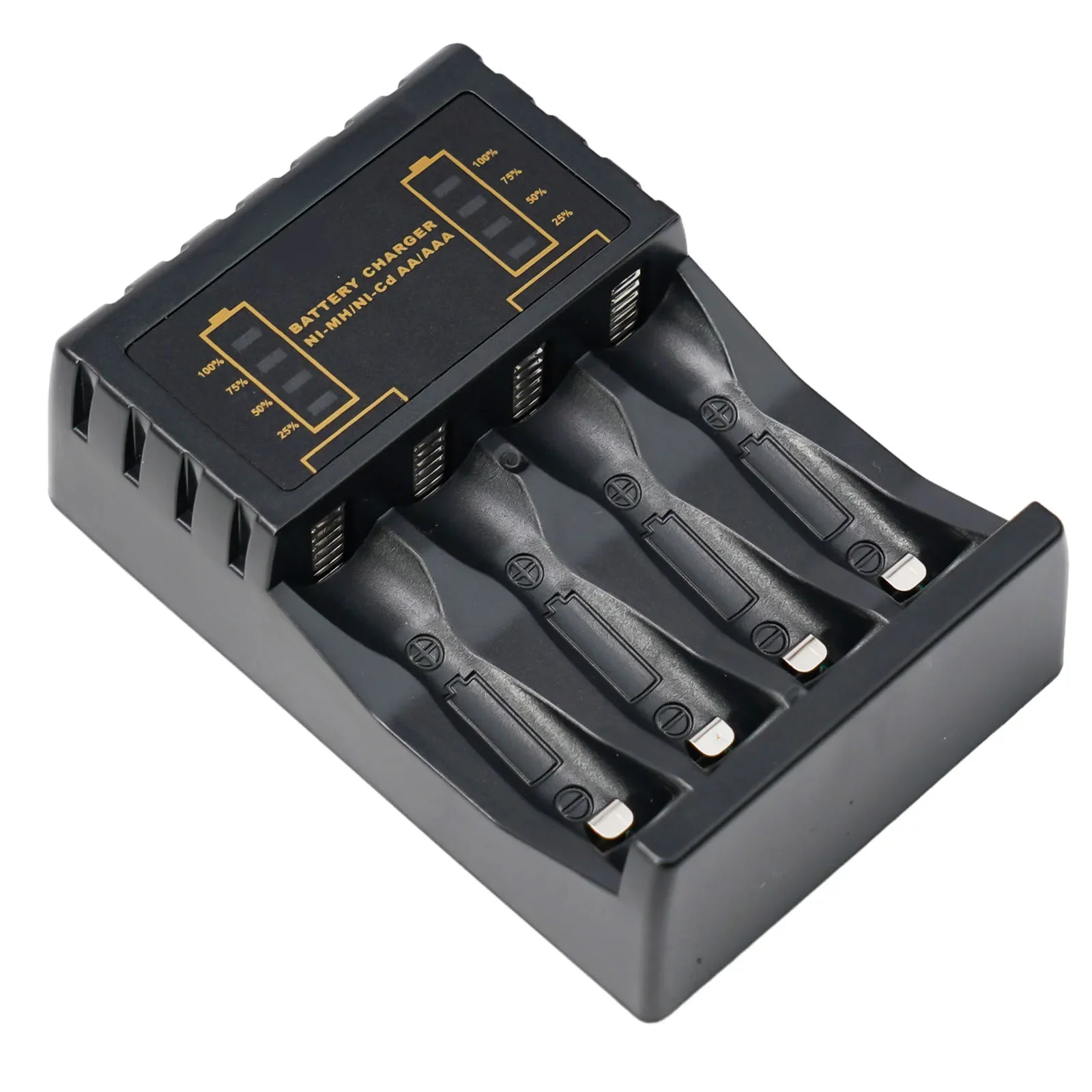 Battery Charger 4 Slot For AA AAA DC 5V/2A NI-CD NI-MH Rechargeable Batteries