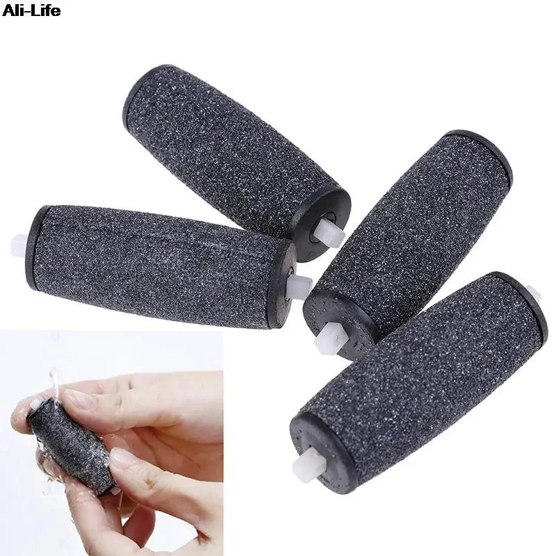 New 4Pcs hot Dull Polish Foot care tool Heads Hard Skin Remover Refills Replacement Rollers For Scholls File Feet care Tool