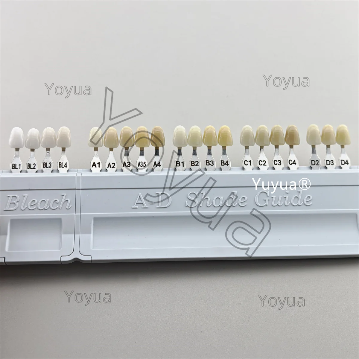 歯科用20色着脱式漂白A-Dシェードガイド漂白チャート20色歯の