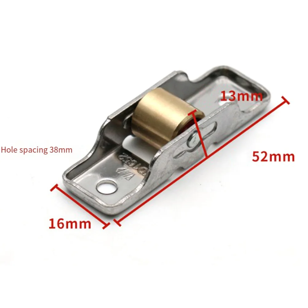 4pcs Window Pulley Sliding Door Rollers Heavy Silent Bearing Pulley Window Rollers Furniture Hardware Wardrobe Track Wheel