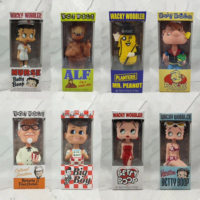 Фигурка моряка Popeye, 18 см, аниме, сексуальная Бетти, фигурка бобблэбхед, мистер арахис, Kfc, большой мальчик, ПВХ, детские подарки на день рождения, игрушки