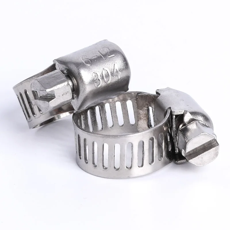 6mm-29mm Hose Clips Pipe Clamps Stainless Steel Hoop Clamp Hose Clamp Stainless Steel Set Automotive Pipes Clip Fixed Tools