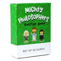 The School of Mindfulness Mighty Philosophers Question Deck Card Game for Children Take Turns Asking and Answering Imaginative 1