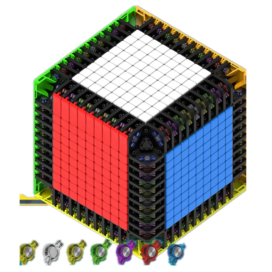 DianSheng Galaxy 11x11 M 11x11x11 Magnetic Stickerless Cubo Magico Puzzle Speed Magic Cube Professional 6