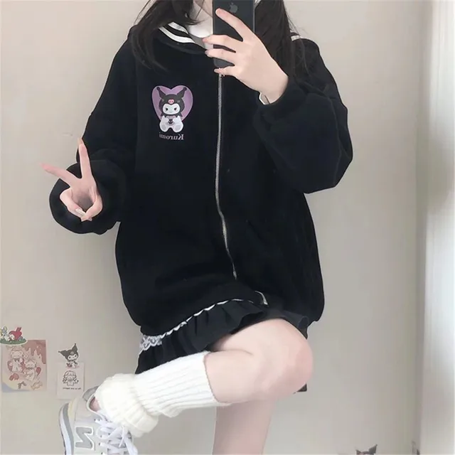 O prometido neverland cor-de-rosa anime hoodies roupas para adolescentes  gráfico moletom mulheres harajuku kawaii estética streetwear wram / Roupas  Femininas ~