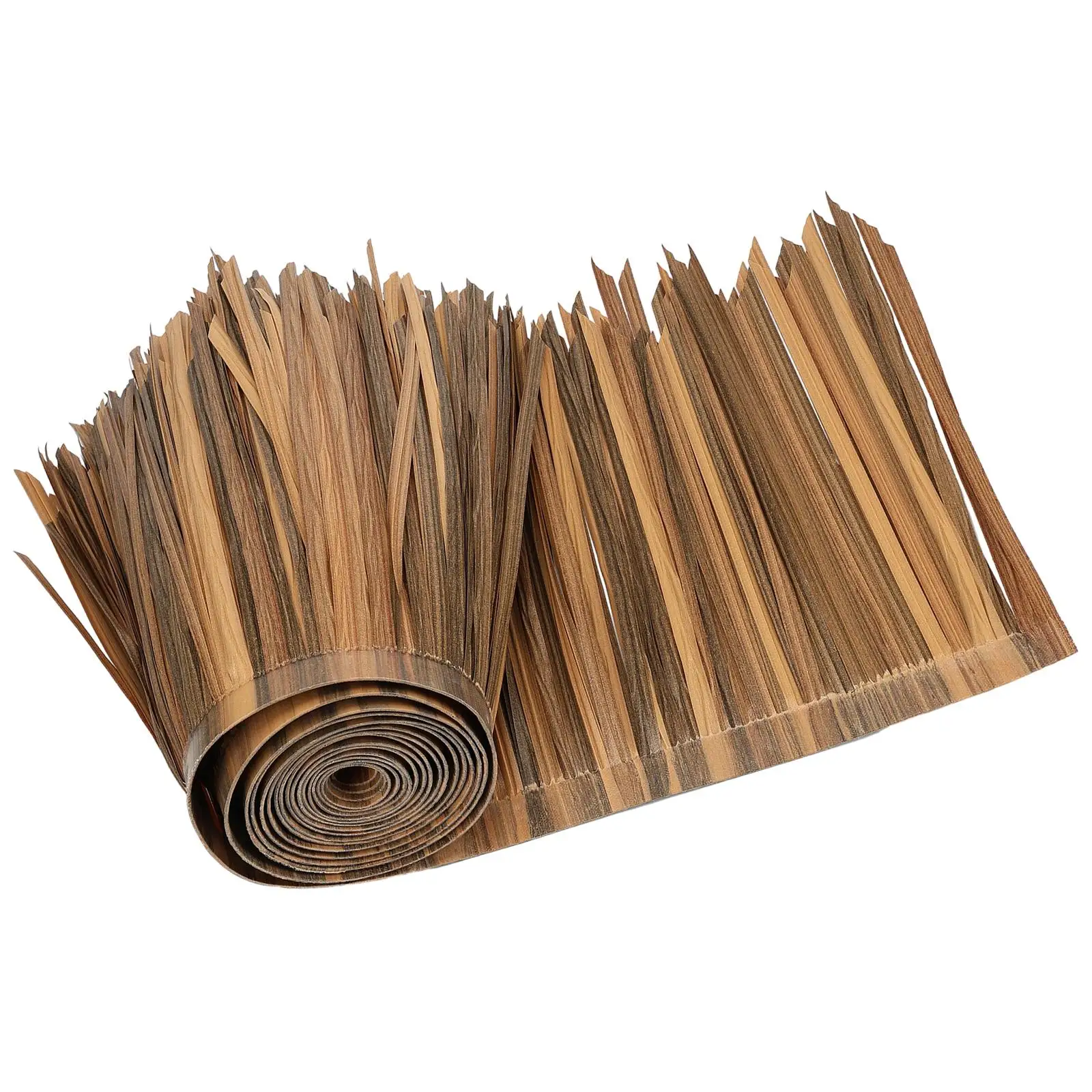 Artificial Palm Thatch Rolls 19.69ftx19.69inch Simulation Multifunction Easy to Use Equipment Palm Thatch Roll for Garden Hut