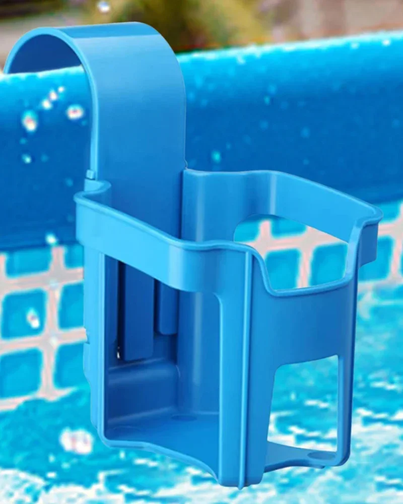 Sturdy Pool Drink Holder Poolside Cup Holder Outdoor Pool Cup Beer Rack for Above Ground Pools Spa Accessories