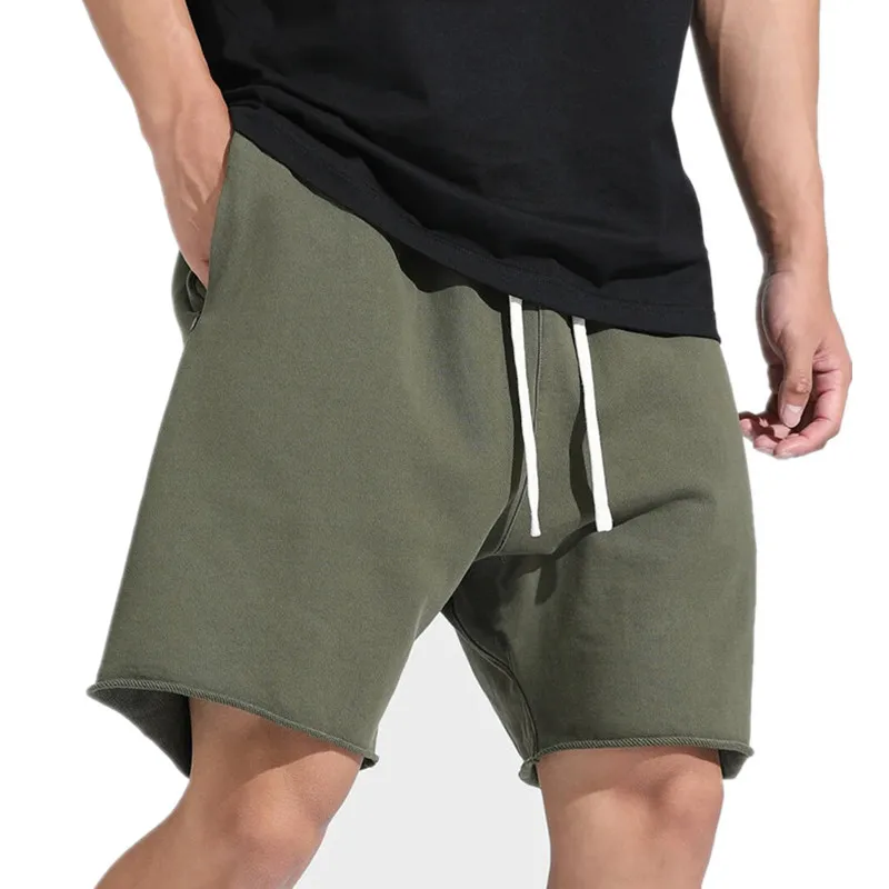 2024 New Men's Fitness Sports Shorts Men's Summer Trend Breathable Loose Leisure Running Basketball Training Fitness Pants 2