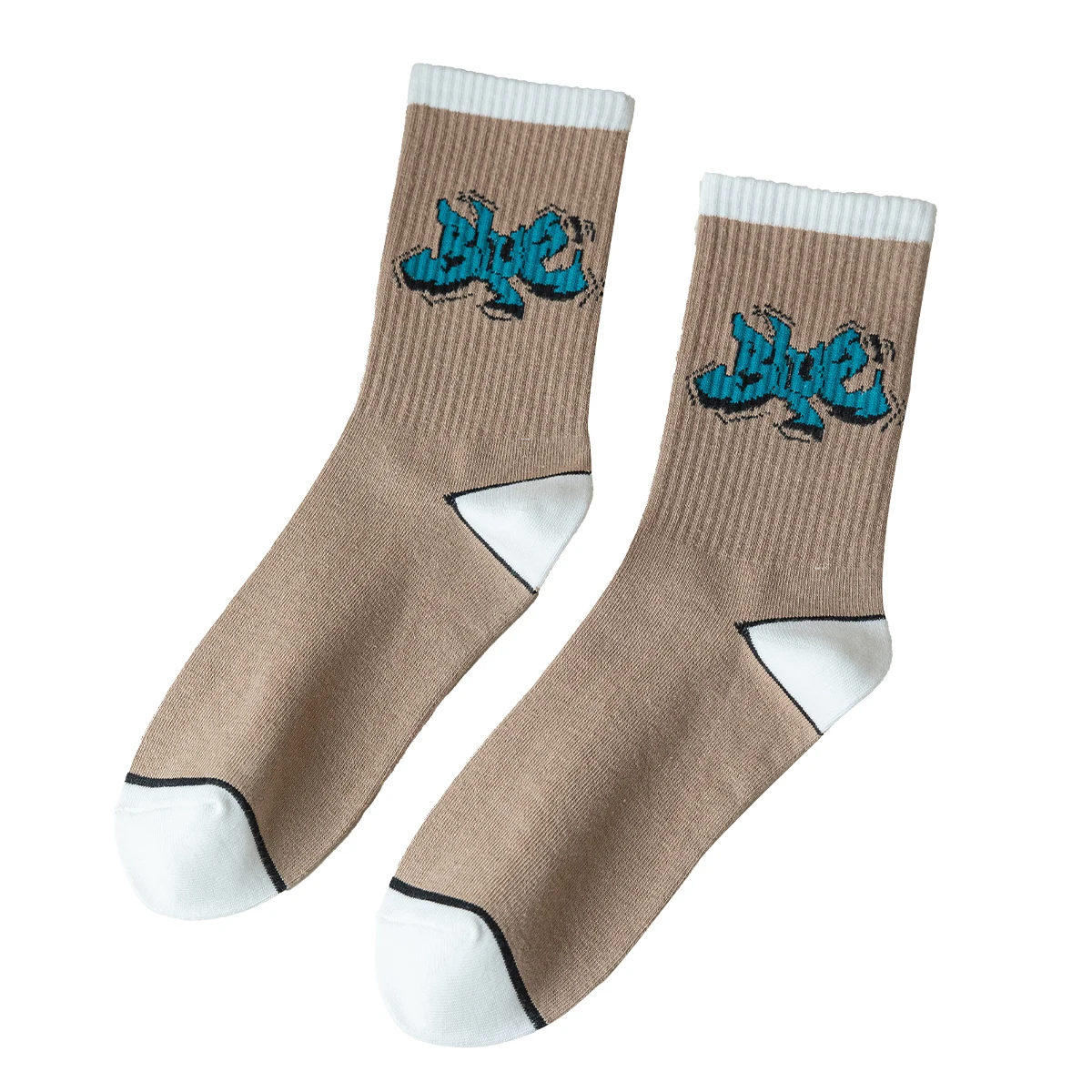 

3 Pairs Letter Ribbed Tube Kawaii Ethnic Lady Cotton Short Simple Tennis Socks Breathable Sleep Long Short School Cool Stuff