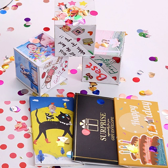 Surprise Gift Box Explosion Box Birthday Christmas for Card Money Exploding  Surprise Bounce Box Valentine Day Woman Friends Gift - AliExpress