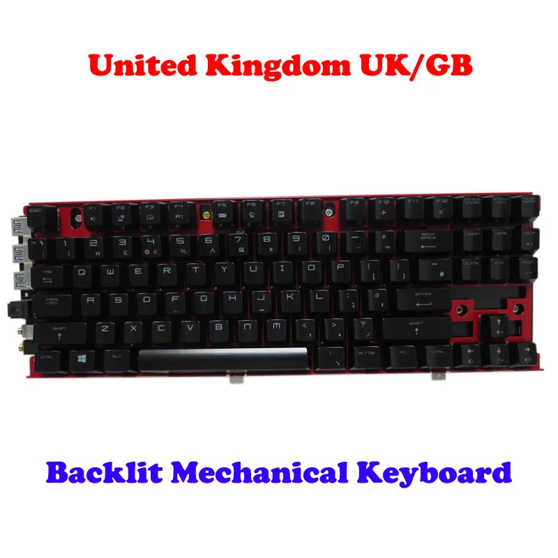 

Механическая клавиатура с подсветкой UK GR TR CZ для MSI GT80, GT80S, GT83, GT83VR, MS-1815 OS11815001, OS11815003, MS-1815 GT83VR, 7RE, 7RF, RGB