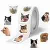 500pcs/roll Funny Cats MEME Cartoon Graffiti Stickers DIY Phone Guitar Laptop Notebook Suitcase Waterproof Sticker Kids Toy 1